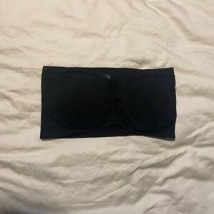 Black Strapless Bandeau Bra